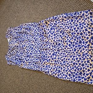 Bar III cheetah print sheath dress midi